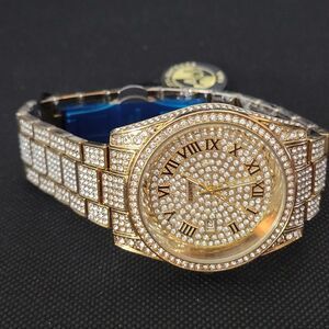 No-brand Men's Gold and Silver Watch